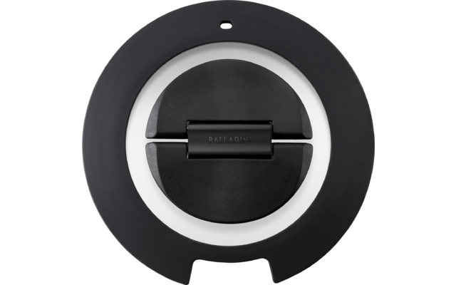 Produktbild Ballarini Torre Glas Deckel Set mit Silikonrand einklappbarer Griff schwarz 3-teilig 1