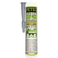 Petec lijm voor verlijmen en afdichten grijs 290 ml