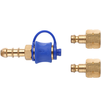 Raccordo rapido Cadac Quick Release 2 con doppia connessione per tubo gas diritto