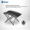 Kleines Produktbild Berger Siena faltbare Beinauflage  1