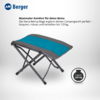 Kleines Produktbild Berger Siena faltbare Beinauflage  1