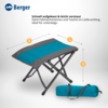 Berger Siena faltbare Beinauflage Blau