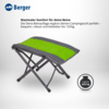 Berger Siena faltbare Beinauflage Gr&uuml;n