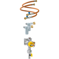 Set GOK Caramatic DriveTwo per due bombole di gas verticale
