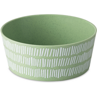 Koziol Blomster kom 890 ml natuurblad groene lijn