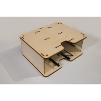 Schepperstop Birke DIY Becherbox Kompakt Gr&ouml;&szlig;e Small 250 x 105 x 200 mm