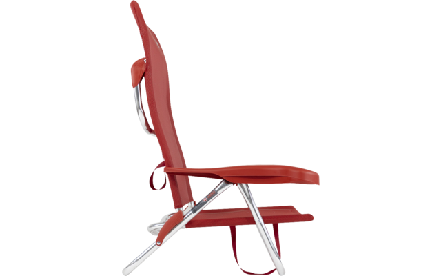 Sedia sdraio Crespo AL/221-M Beach Chair Compact rossa
