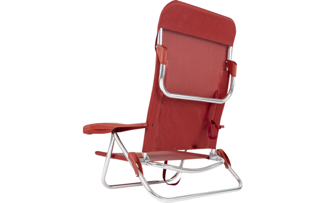 Sedia sdraio Crespo AL/221-M Beach Chair Compact rossa