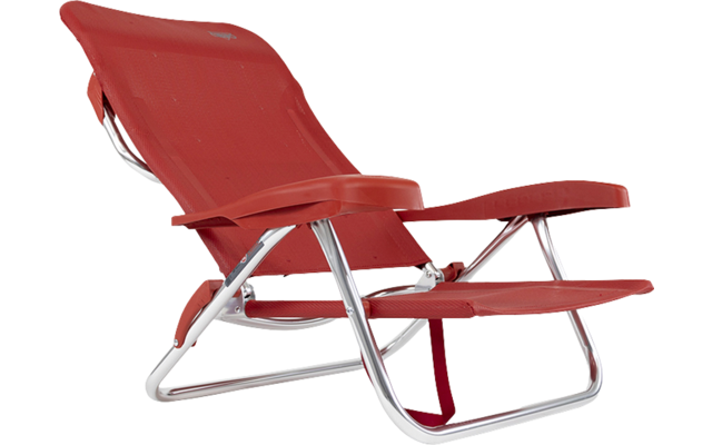 Spiaggina Crespo AL/221-M Beach Chair rossa