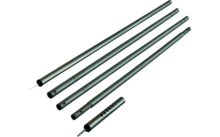 Bent aluminum tension rod adjustable