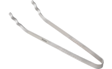 Metaltex gebogene Grillzange aus Edelstahl 35 cm