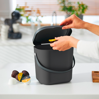 Rotho recycling waste system Albula 6 liters anthracite