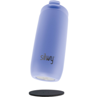 Silwy Magnet Isolierbecher aus Edelstahl mit Metall-Nano-Gel-Pad 475 ml lavender