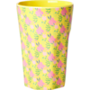 Rice melamine mug with Sunny Daisy Dearest print