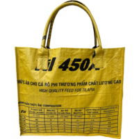 Beadbags Einfache Einkaufstasche gelb