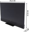 Berger Acoustiq HD Smart Fernseher 24 Zoll mit integrierter Soundbar, Triple-Tuner und 12 / 230 V 