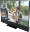 Berger Acoustiq HD Smart Fernseher 24 Zoll mit integrierter Soundbar, Triple-Tuner und 12 / 230 V 