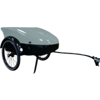 Remolque para bicicletas Trailmova T1 RAL 7036 gris platino