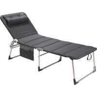 Chaise longue gris foncé AL/363 Deluxe Crespo