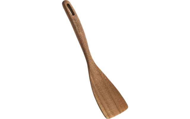 Holzwender mit Loch am Griff auf weißem Hintergrund