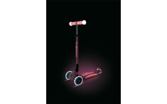 Produktbild Globber Elite Lights Glow Dreirad Scooter h&ouml;henverstellbar mit LED Leuchtrollen 1