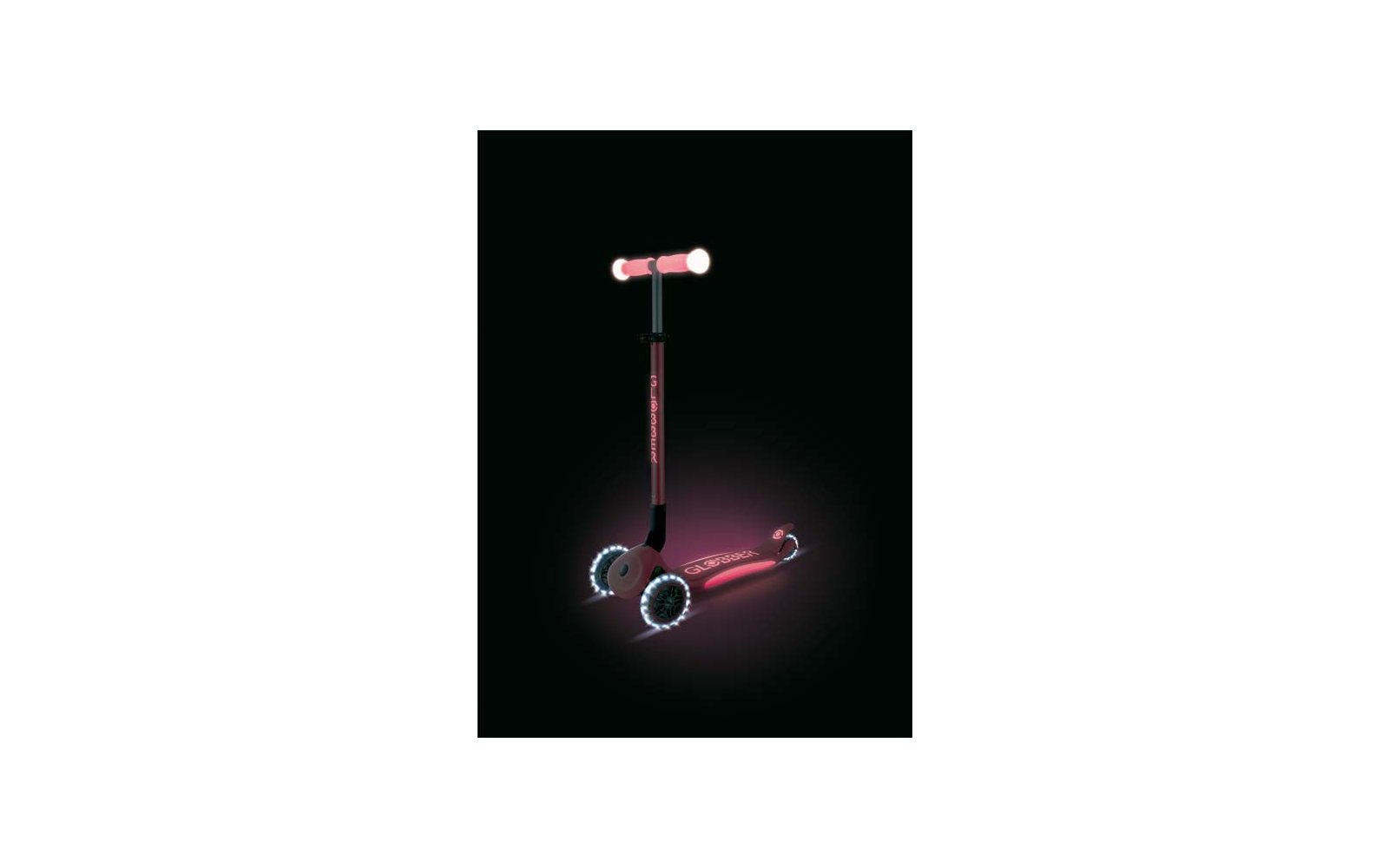 Produktbild Globber Elite Lights Glow Dreirad Scooter h&ouml;henverstellbar mit LED Leuchtrollen 1