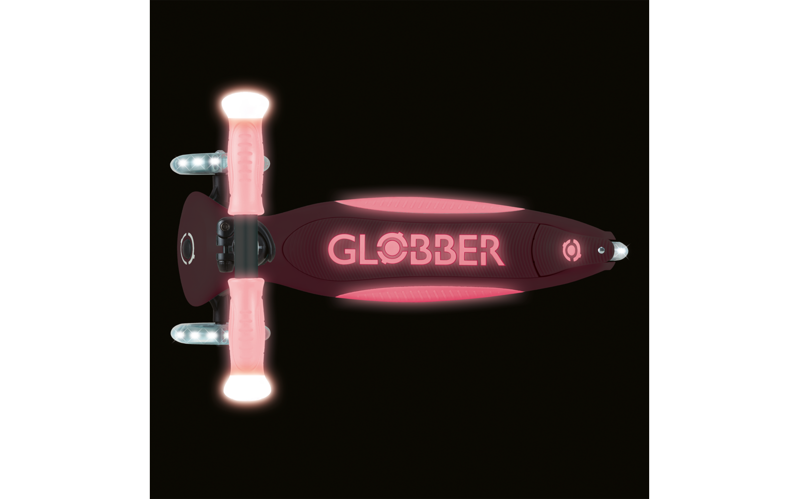 Produktbild Globber Elite Lights Glow Dreirad Scooter h&ouml;henverstellbar mit LED Leuchtrollen 1
