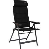 Crespo AP/240-ADC-80 Campingstuhl mit 7-fach verstellbarer R&uuml;ckenlehne / verstellbarer Kopfst&uuml;tze schwarz