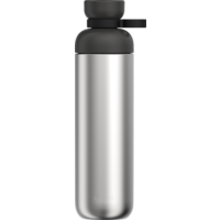 Mepal Vita Edelstahl Trinkflasche aus recyceltem Edelstahl und auslaufsicher 900 ml nordic black