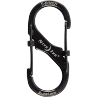 Nite Ize S-Biner SlideLock - Gr. 2, schwarz