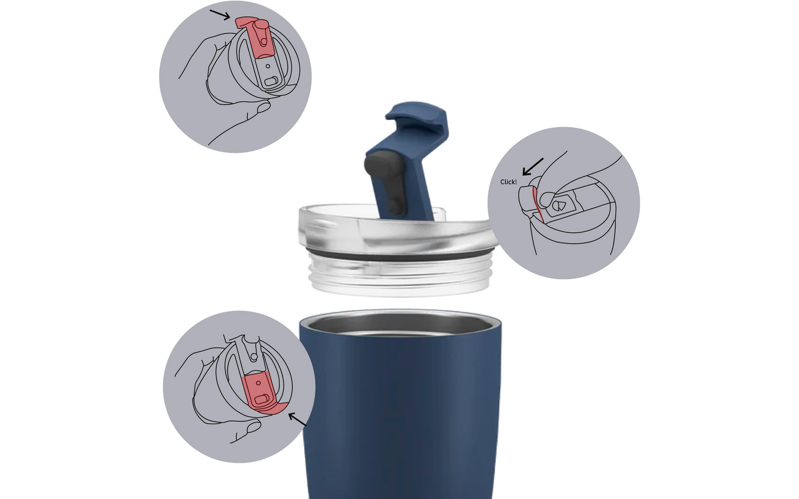 Image du produit Gobelet thermique magn&eacute;tique 350 ml Silwy 1
