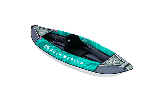 Aqua Marina Laxo Freizeit Kajak Set 7 teilig grün/grau für 1 Person