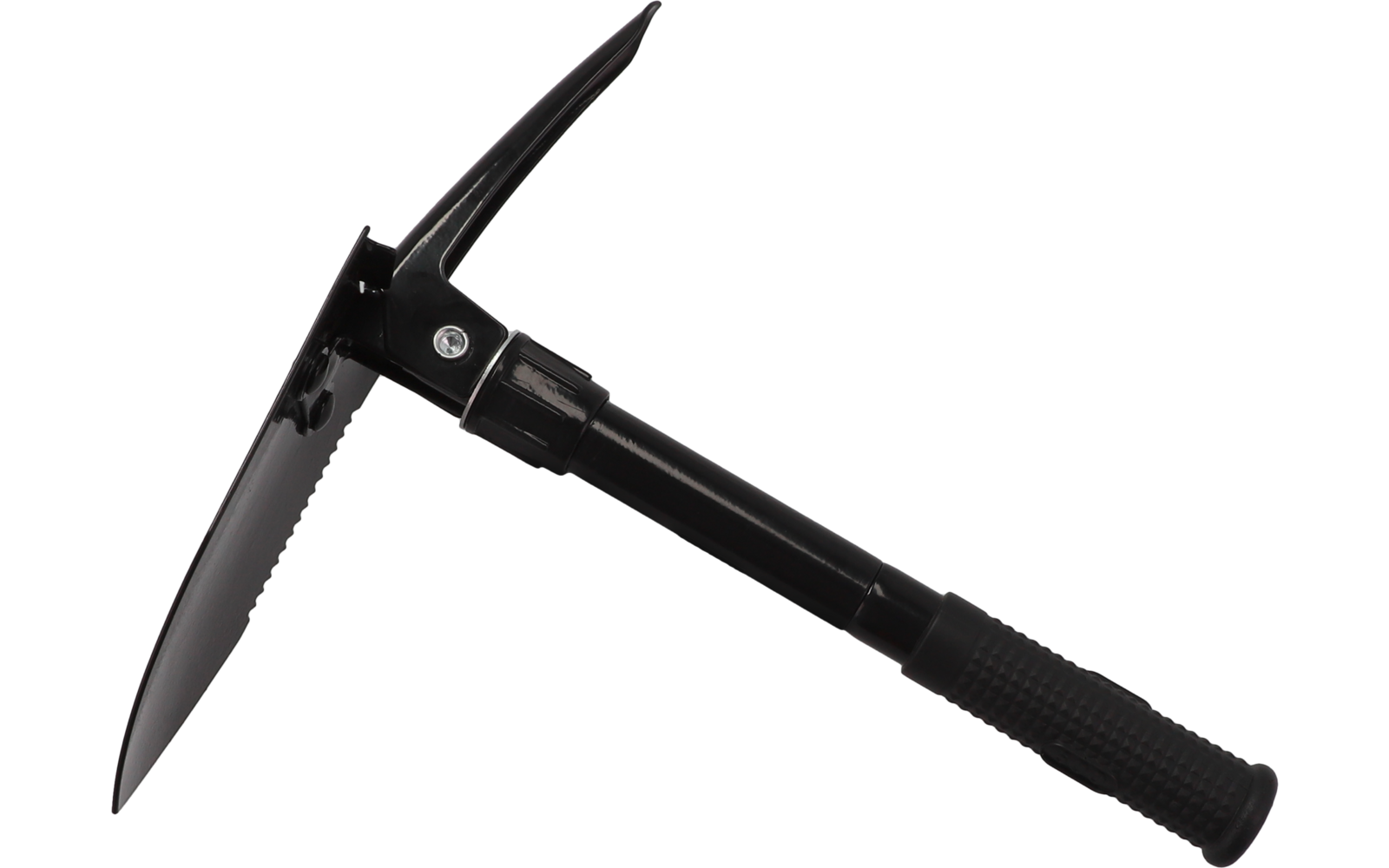 Schwarze Eispickel mit spitzem Metallkopf und schwarzem Griff