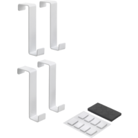 Metaltex T&uuml;rhaken 4er Set wei&szlig;