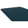 Donkerblauwe platte rechthoekige matrashoes