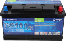 Batterie lithium Berger 100 Ah avec Bluetooth 2.0