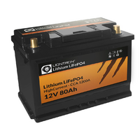 Bater&iacute;a de litio LFP 12,8 V, 80 Ah, CCA 1200 A HighCurrent Liontron