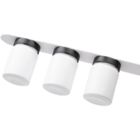 Silwy Magnet-Feinkostgläser ALL WHITE 192 ml inkl. Leiste WHITE