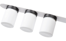 Silwy Feinkost-Magnetgläser 3er-Set inkl. Metallleiste 192 ml