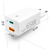 Hama Ladegerät mit GaN-Technologie / Power Delivery / Qualcomm Quick Charge 65 W Weiß