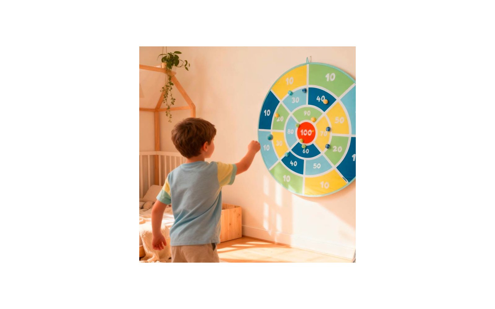 Produktbild alldoro XXL Dartscheibe f&uuml;r Kinder mit &Oslash; 142 cm 1