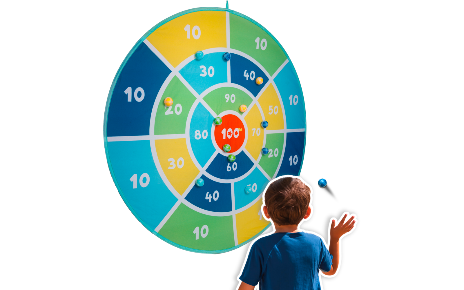 Produktbild alldoro XXL Dartscheibe f&uuml;r Kinder mit &Oslash; 142 cm 1