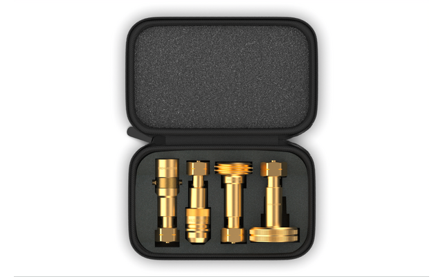 Produktbild DREHMEISTER LPG Gasflaschen Adapter Set inklusive Etui W21.8L/G.12 1