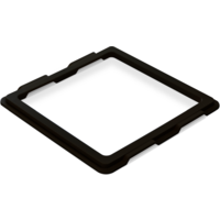 MPK Adapterrahmen für Dachhauben Ducato, Boxer, Jumper schwarz 280 × 280 mm