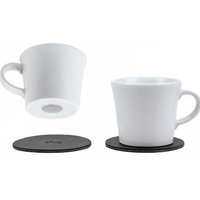 Silwy Porzellan Magnet-Espressotassen 2er-Set (70 ml) 