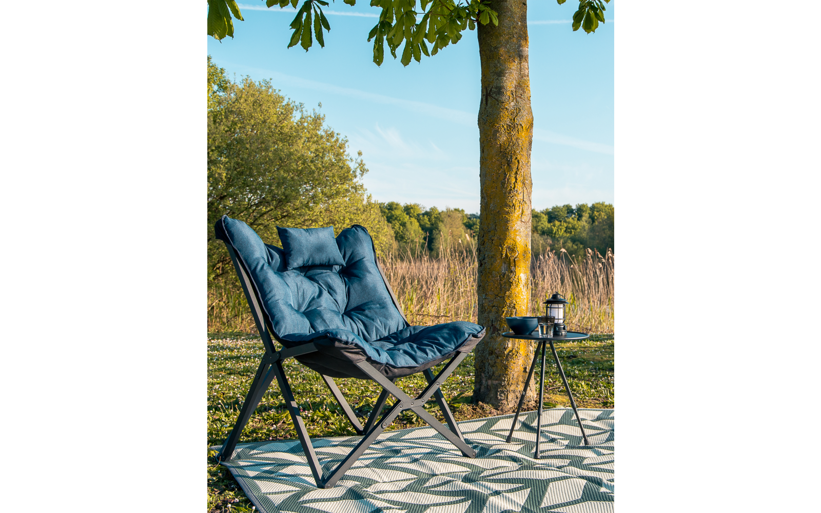 Produktbild Bo-Camp Brandon Industrial Collection Relaxsessel inklusive Kissen Klappbar 1