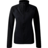 Schwarze Jacke mit hohem Kragen und Reißverschluss