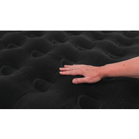 Outwell Classic tweepersoons luchtbed 185 x 130 cm zwart/grijs