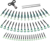 Berger TerraGlow Basis-Set mit Schraubheringen und Eindrehhilfe, 134-teilig