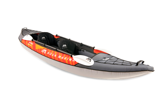 Conjunto de kayak de travesía Aqua Marina Memba 390 para 2 personas